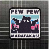 【PEW　PEW　MADAFAKAS!】ベルクロワッペン マジックテープ　パッチ
