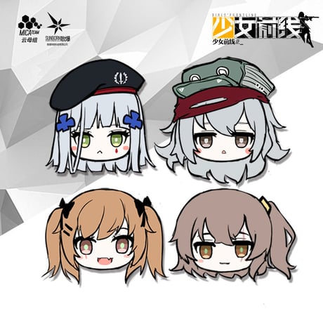 【少女前線】404小隊　ふんわり団子ぬいぐるみ　HK416　UMP9　UMP45　G11　公式グッズ