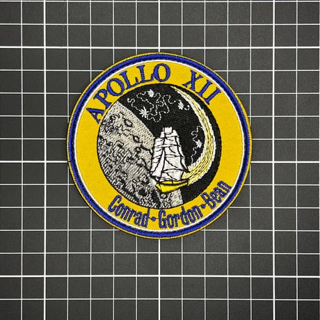 【アポロ12号】 APOLLO NASA 記念章　パッチ　ベルクロワッペン