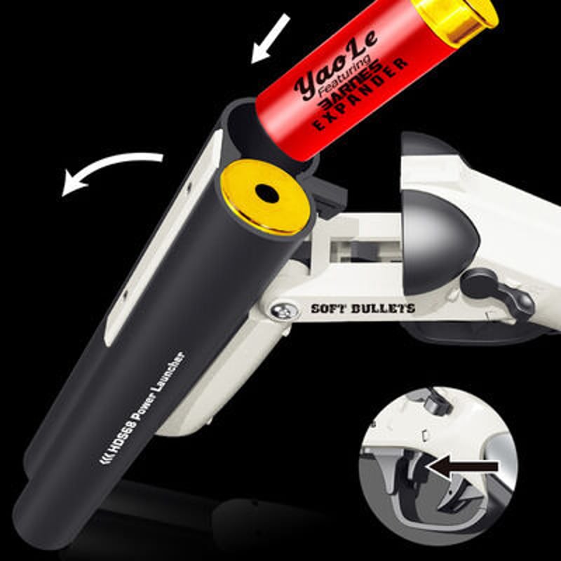 YAOLE】HDS68 ダブルバレル スポンジダーツトイガン | 【臥龍商店