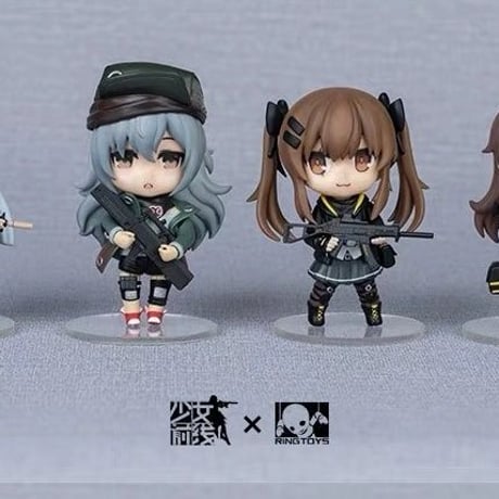 【RingToys】少女前線４０４小隊　二頭身戦術人形フィギュア 公式グッズ