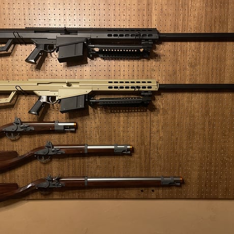 【M82】実寸大・全長140㎝バレット風コッキングライブカート排莢ダーツブラスタートイガン