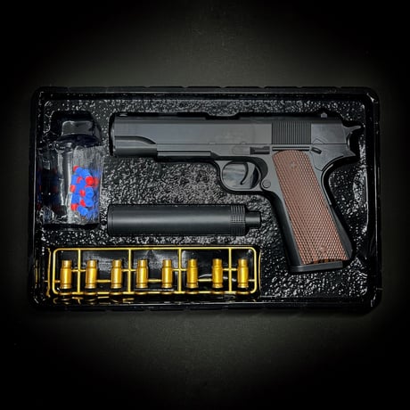 【凱煌隆・M1911】スポンジダーツ・エアコッキングピストル
