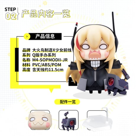 『大火鳥文化×少女前線　M4 SOPMODⅡ Jr フィギュア』
