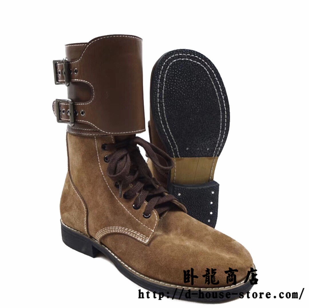 【WW2米軍】2バックルタイプ M1943ブーツ　レプリカ 複製品】WW2 米軍 2バックルブーツ | 【臥龍商店】輸入品玩具専門店