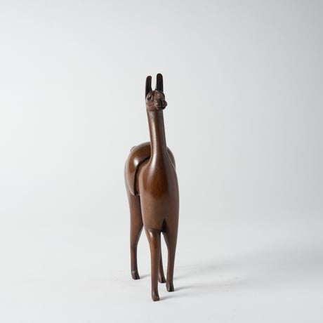 composed wood llama