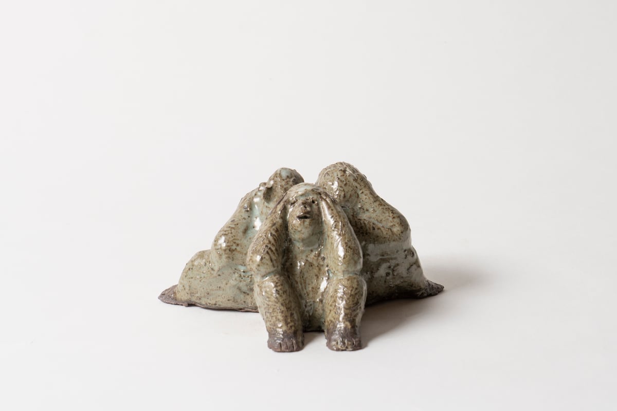 three sitting monkeys | umi neue