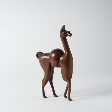 composed wood llama