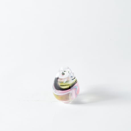 marble glass bird