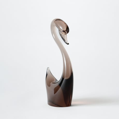 glass swan
