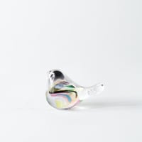 marble glass bird