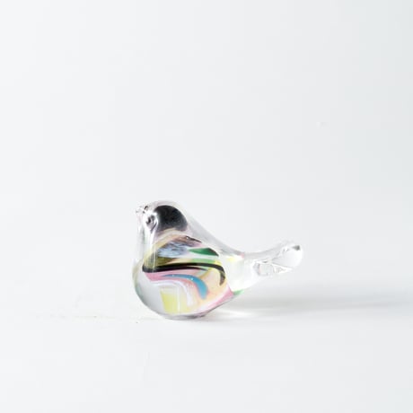 marble glass bird