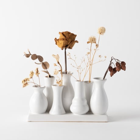 seven vases