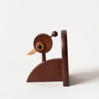 peacock bookend