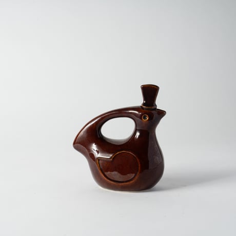 crested bird bottle