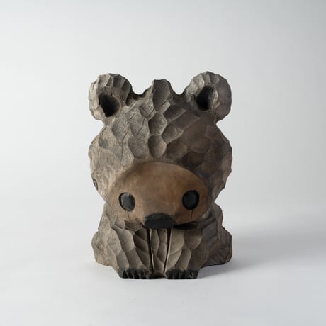 huge wood bear