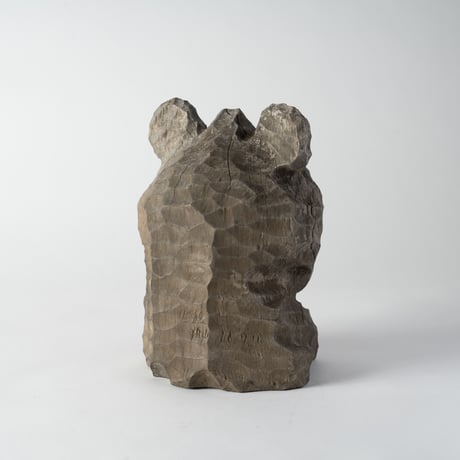 huge wood bear