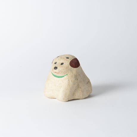 paper-mache dog