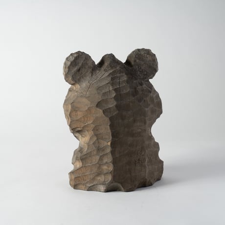 huge wood bear