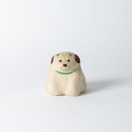 paper-mache dog