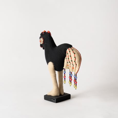 beaded folky rooster