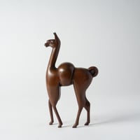 composed wood llama