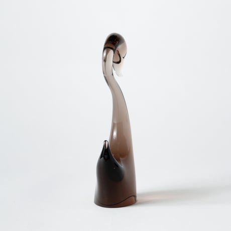 glass swan