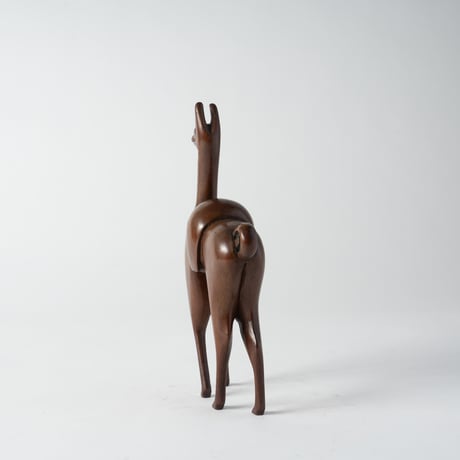 composed wood llama