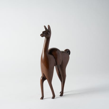 composed wood llama