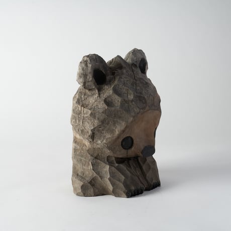 huge wood bear