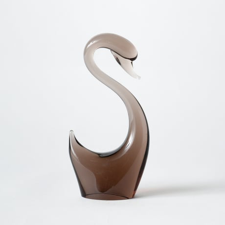 glass swan