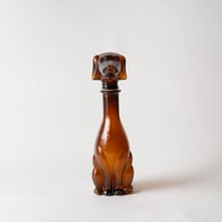 amber dog bottle