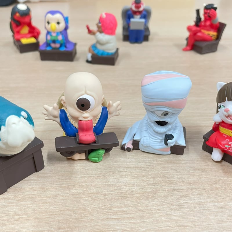 妖怪ベンチソフビー10種セットー | 福崎町観光協会