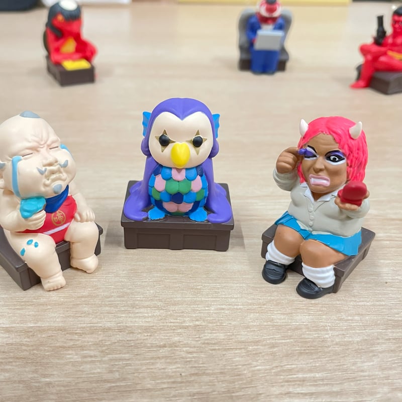 妖怪ベンチソフビー10種セットー | 福崎町観光協会