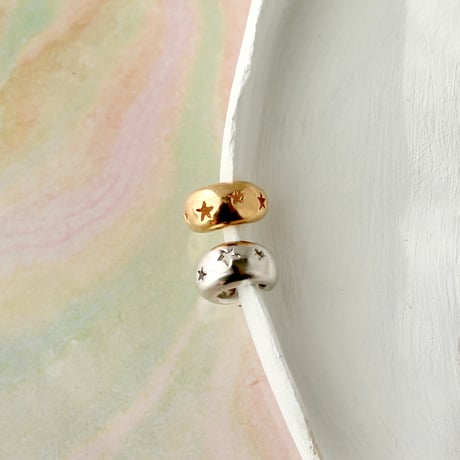 星空のイヤーカフ / Starry night sky ear cuff