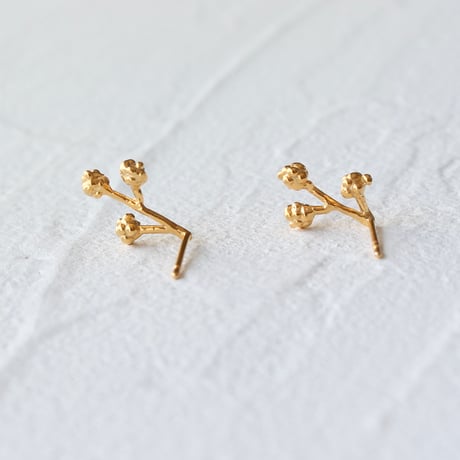 ミモザのピアス / Mimosa earrings