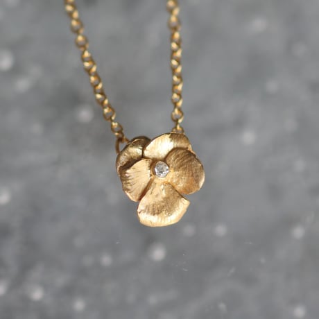 パンジーのネックレス / Pansy necklace