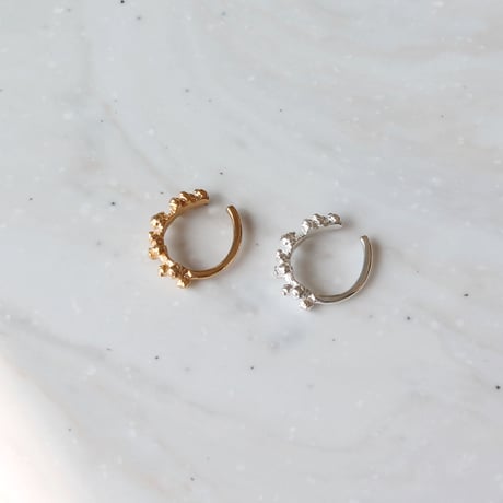 ミモザのイヤーカフ・L size / Mimosa ear cuff - L size -