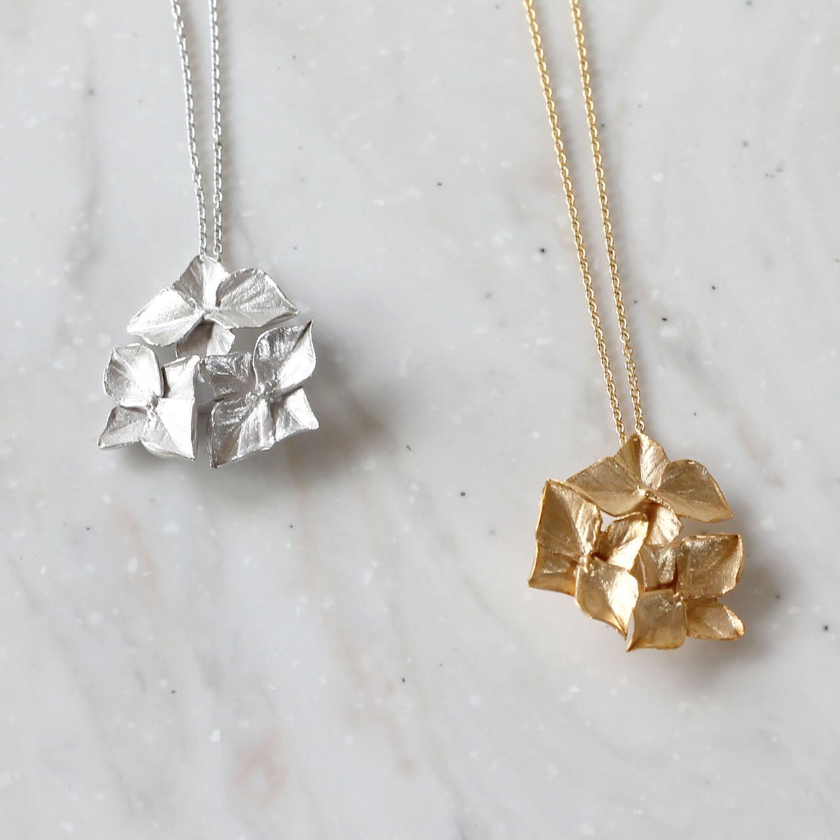 紫陽花のネックレス / Hydrangea necklace | atelier mozu