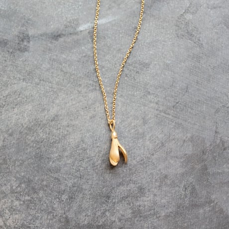 スノードロップのネックレス / Snowdrop necklace