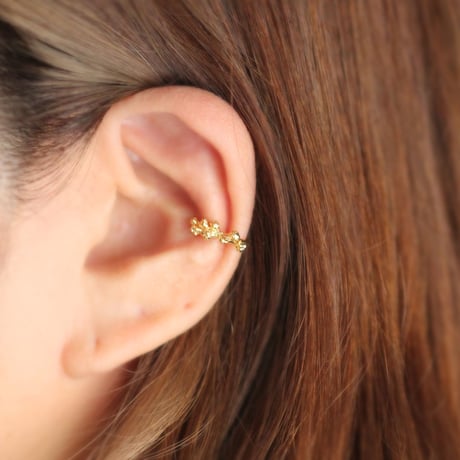 ミモザのイヤーカフ・S size / Mimosa ear cuff - S size -