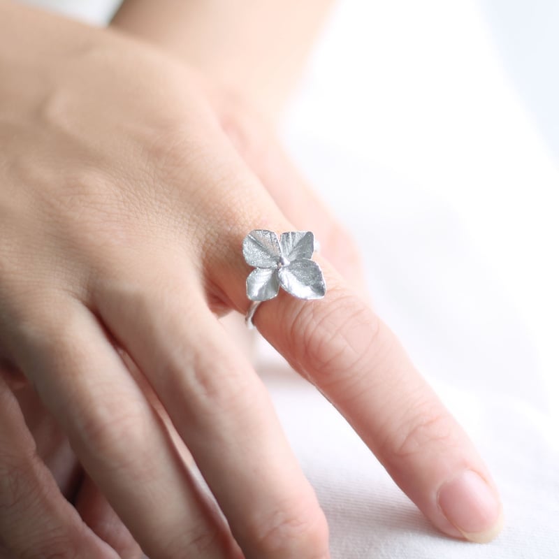 紫陽花のリング | atelier mozu 紫陽花のリング | atelier mozu