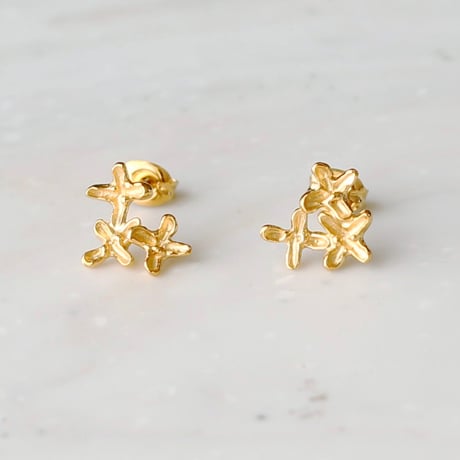 金木犀のピアス