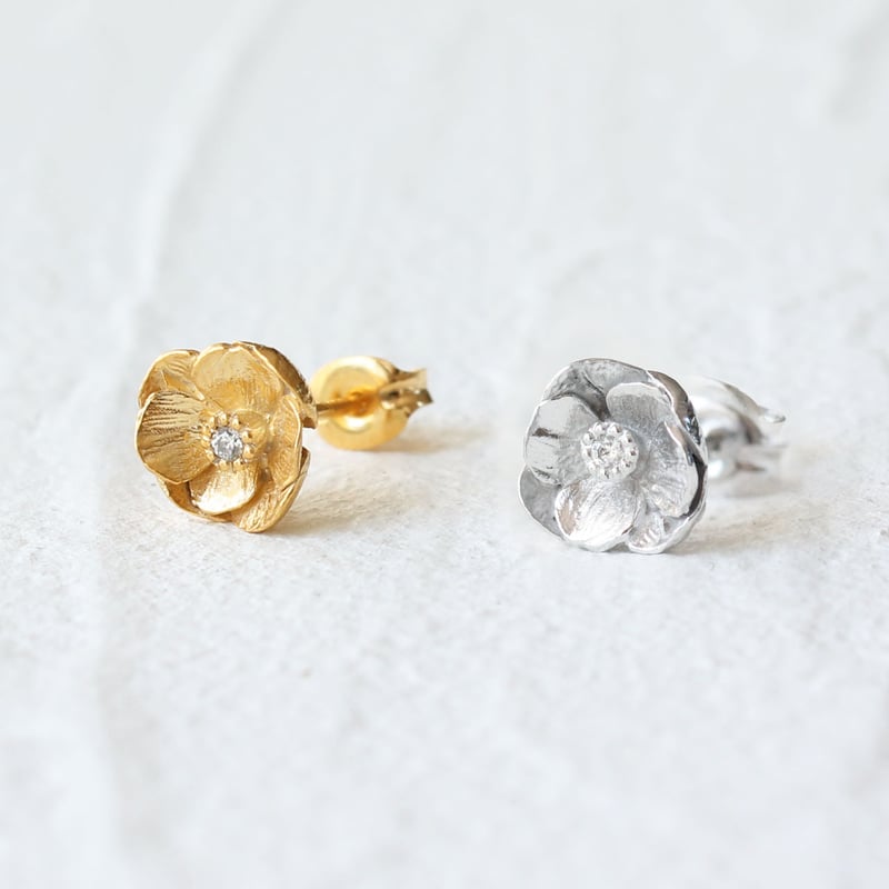 アネモネのピアス / Anemone earrings | atelier mozu アネモネのピアス / Anemone earrings | atelier mozu