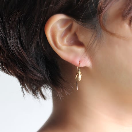 スノードロップのピアス / Snowdrop earrings
