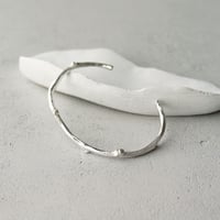 枝のバングル【 silver 】/ Silver branch bangle