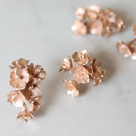 Bloomy sakura earrings