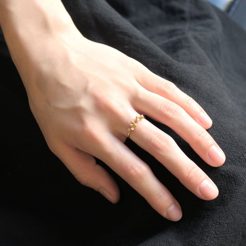 ミモザのリング / Mimosa ring | atelier mozu