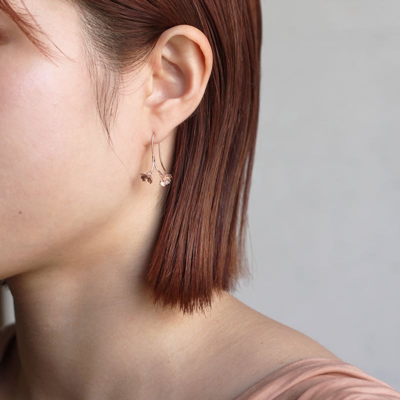 胴吹きさくらのピアス / Doubuki Sakura Earrings | atelier 胴吹きさくらのピアス / Doubuki Sakura Earrings | atelier