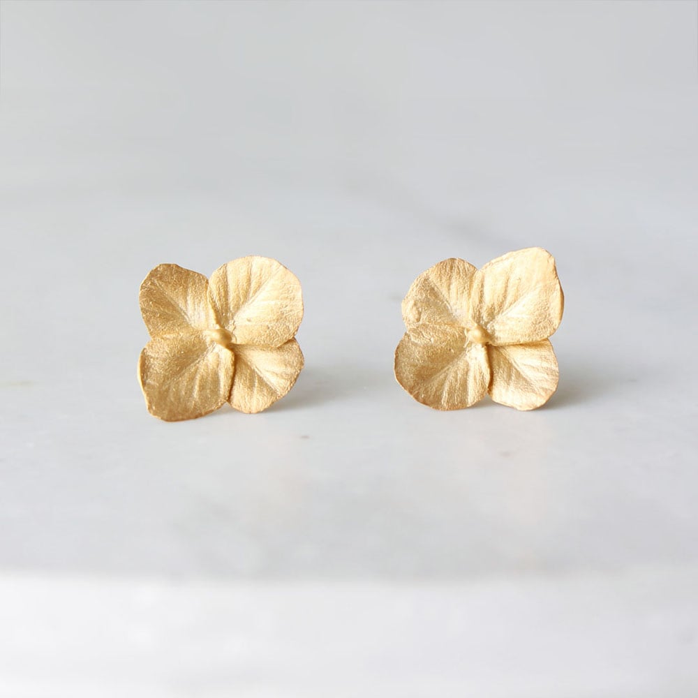 紫陽花のピアス / Hydrangea earrings | atelier mozu